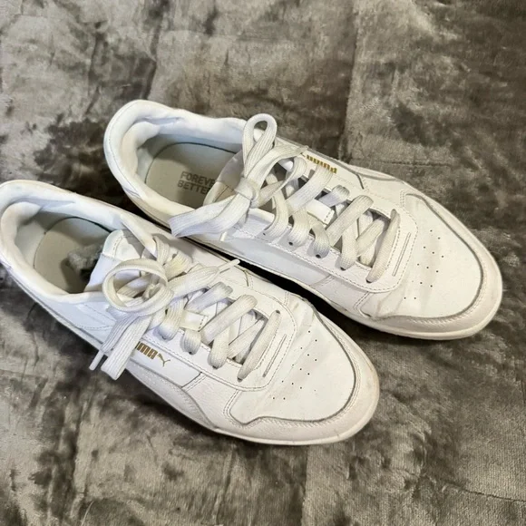 Puma Women's White Sneakers - Picture 4 of 5